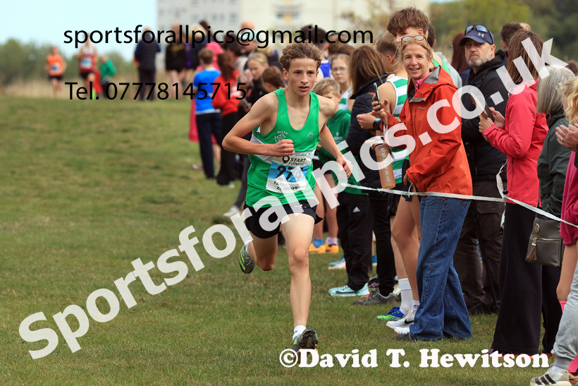 Boys and Girls under-15s, 2025 Farringdon Cross Country Relays, Sunderland. Photo: David T. Hewitson/Sports for All Pics